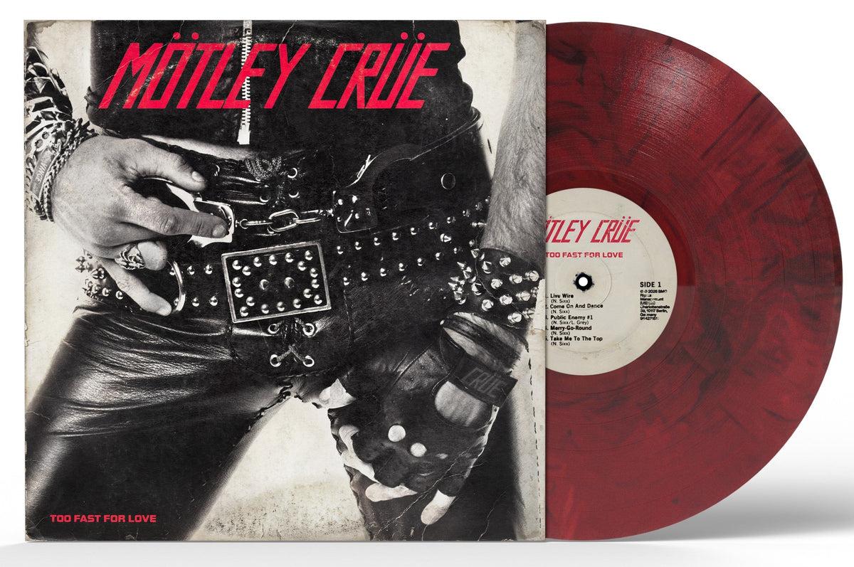 Motley Crue - Too Fast For Love (Indie Exclusive, Black & Red Smoke Colored Vinyl, 45th Anniversary Edition) |