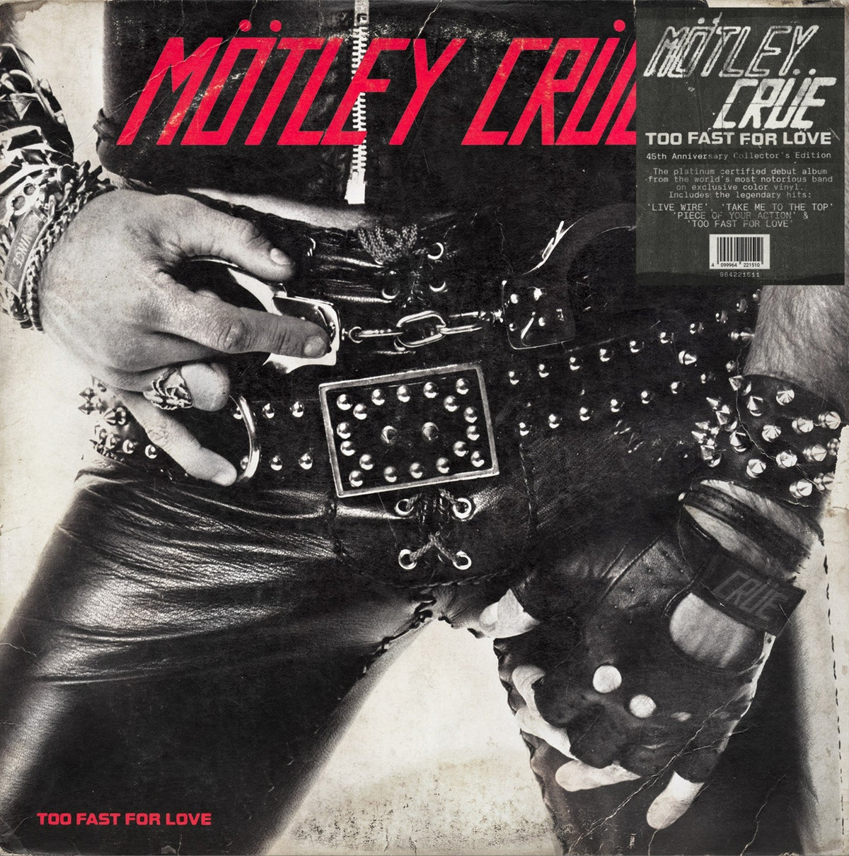 Motley Crue - Too Fast For Love (Indie Exclusive, Black & Red Smoke Colored Vinyl, 45th Anniversary Edition) |
