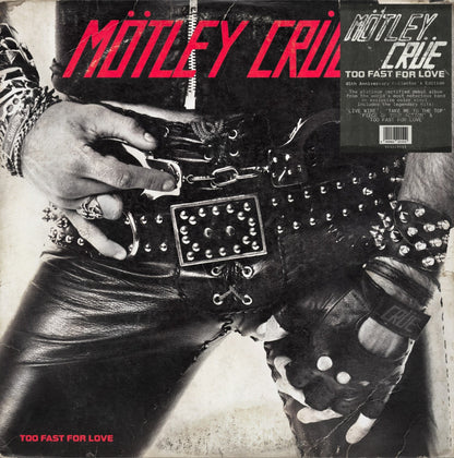 Motley Crue - Too Fast For Love (Indie Exclusive, Black & Red Smoke Colored Vinyl, 45th Anniversary Edition) |