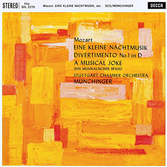 Mozart - Münchinger, Stuttgart Chamber Orchester - Eine Kleine Nachtmusik / Divertimento No. 1 In D (A Musical Joke) |