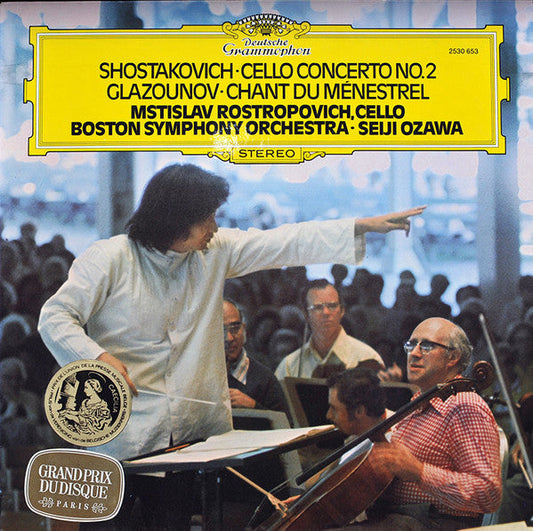 Mstislav Rostropovich / Boston Symphony Orchestra - Shostakovich Cello Concerto No.2 - Glazounov Chant Du Ménestrel |