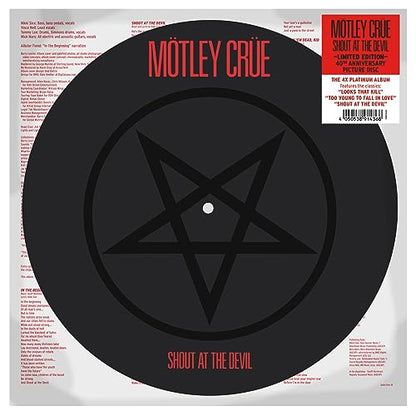Shout At The Devil (Ltd Picture Disc) | Mint (M) Mint (M)