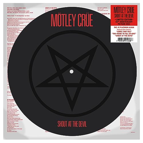 Shout At The Devil (Ltd Picture Disc) | Mint (M) Mint (M)