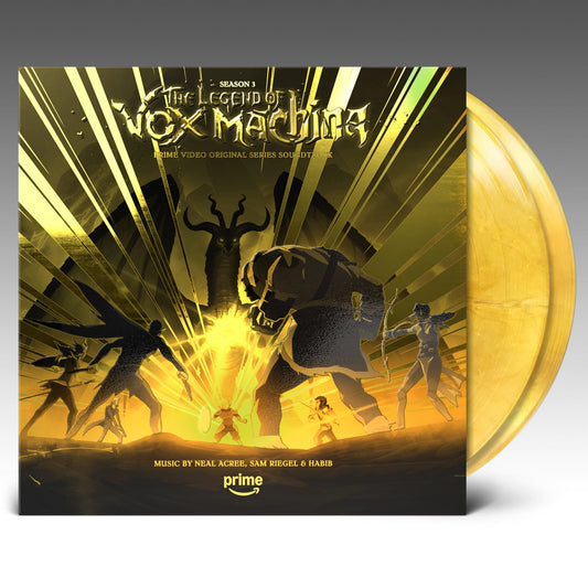 (PRE ORDER 3/6/26) The Legend Of Vox Machina - Season 3 (GOLD 2xVINYL) | - SOUNDTRACK *NEW/COLOR*
