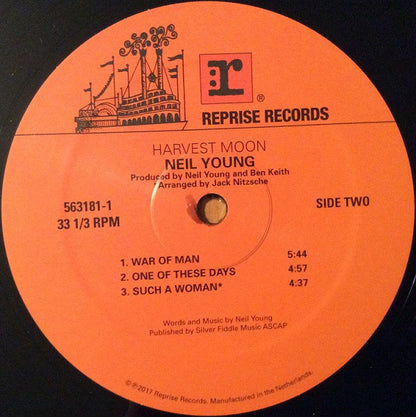 Neil Young Harvest Moon Reprise Records LP + LP, S/Sided, Etch + Album, RSD, RE Mint (M) Mint (M)