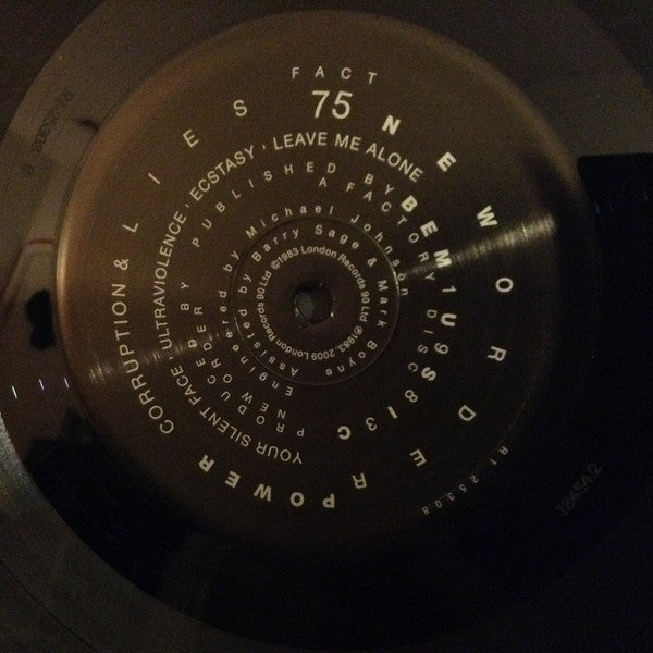 Power, Corruption & Lies | Mint (M) Mint (M) - NEW WAVE/POST-PUNK *SEALED*