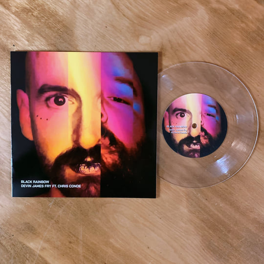 Devin James Fry ft. Chris Conde - Black Rainbow | Mint (M) Mint (M) - FOLK *COLOR 7"*