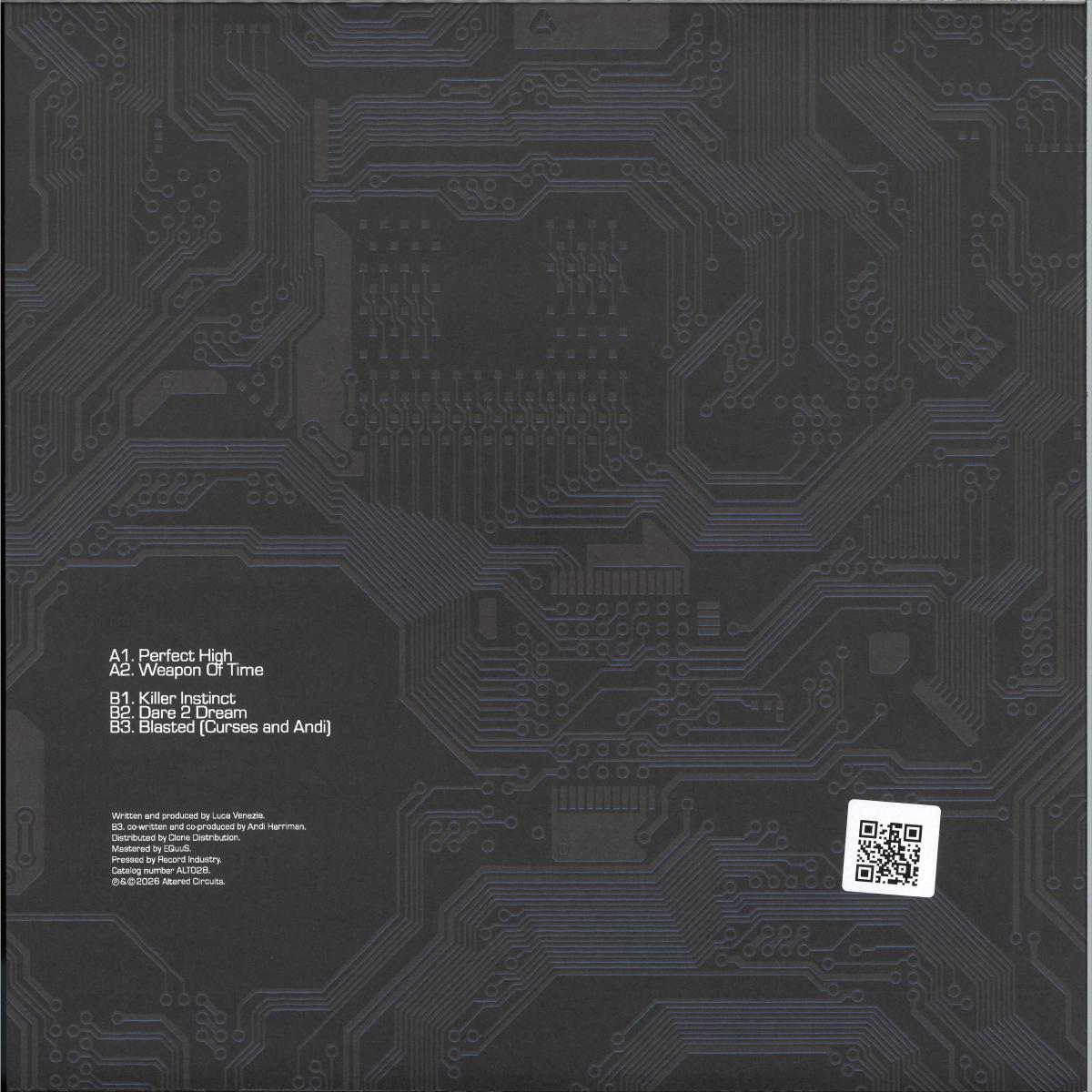 Curses - Perfect High (VINYL 12" Altered Circuits) | NEW - NEW WAVE *NEW*