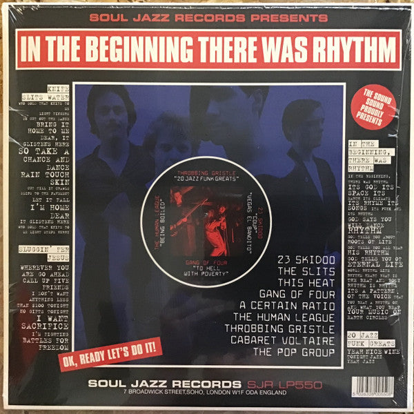Various - In The Beginning There Was Rhythm | Mint (M) - NEW WAVE *NEW*