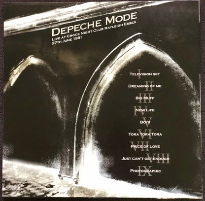 Depeche Mode Live At Crocs Night Club June 27, 1981 LP Mint (M) Mint (M)