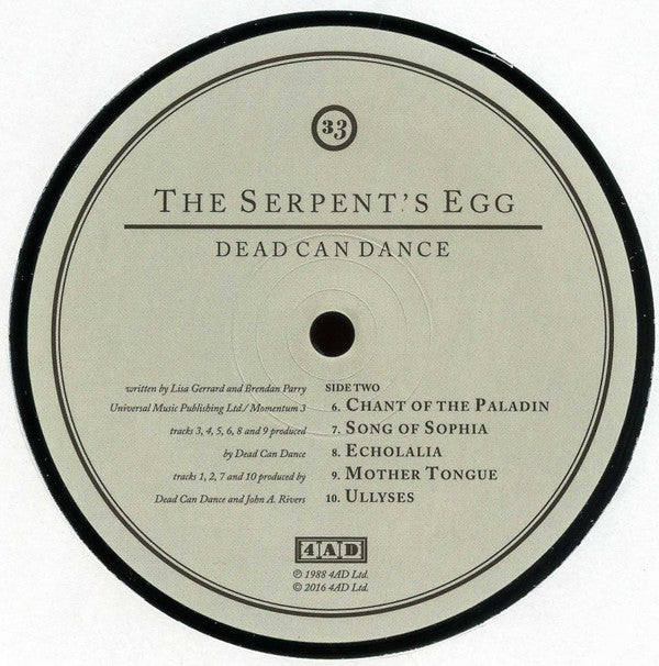The Serpent's Egg | Mint (M) Mint (M) - NEW WAVE/POST-PUNK