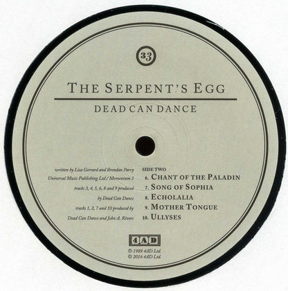 The Serpent's Egg | Mint (M) Mint (M) - NEW WAVE/POST-PUNK
