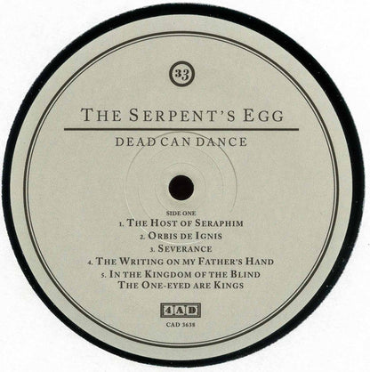 The Serpent's Egg | Mint (M) Mint (M) - NEW WAVE/POST-PUNK