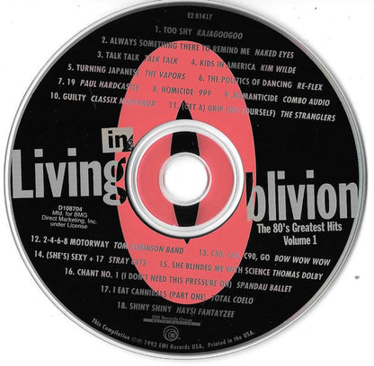 Living In Oblivion (The 80's Greatest Hits: Volume 1)(CD) | Mint (M) Mint (M) - NEW WAVE *SEALED*