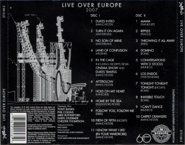 Live Over Europe 2007 (2XCD) | Mint (M) Mint (M)