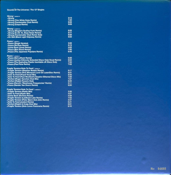 Sounds Of The Universe I The 12" Singles (BOX SET) | Mint (M) Mint (M) - NEW WAVE *SEALED*