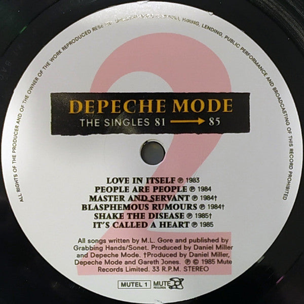 The Singles 81 → 85 (VINYL) | - NEW WAVE *SEALED*