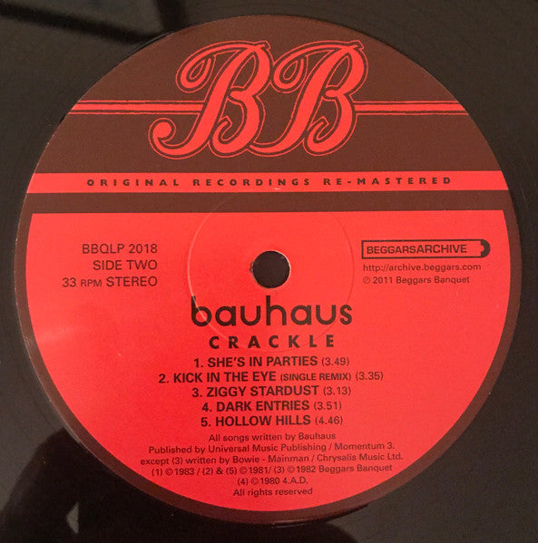 Best Of Bauhaus | Crackle | Mint (M) Mint (M) - NEW WAVE *SEALED*