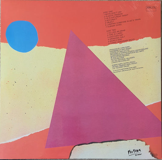 Boys Don't Cry (PROMO VINYL) | Mint (M) Mint (M) - NEW WAVE *SEALED*