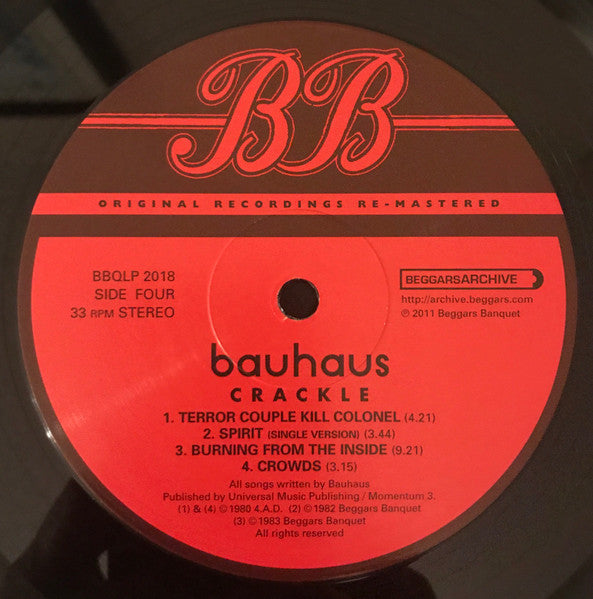 Best Of Bauhaus | Crackle | Mint (M) Mint (M) - NEW WAVE *SEALED*