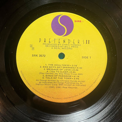 The Pretenders - Pretenders II (VINYL LP SIRE SRK 3572 1981) | Excellent+ (EX+) Very Good Plus (VG+) - NEW WAVE / USED *EXCELLENT+*