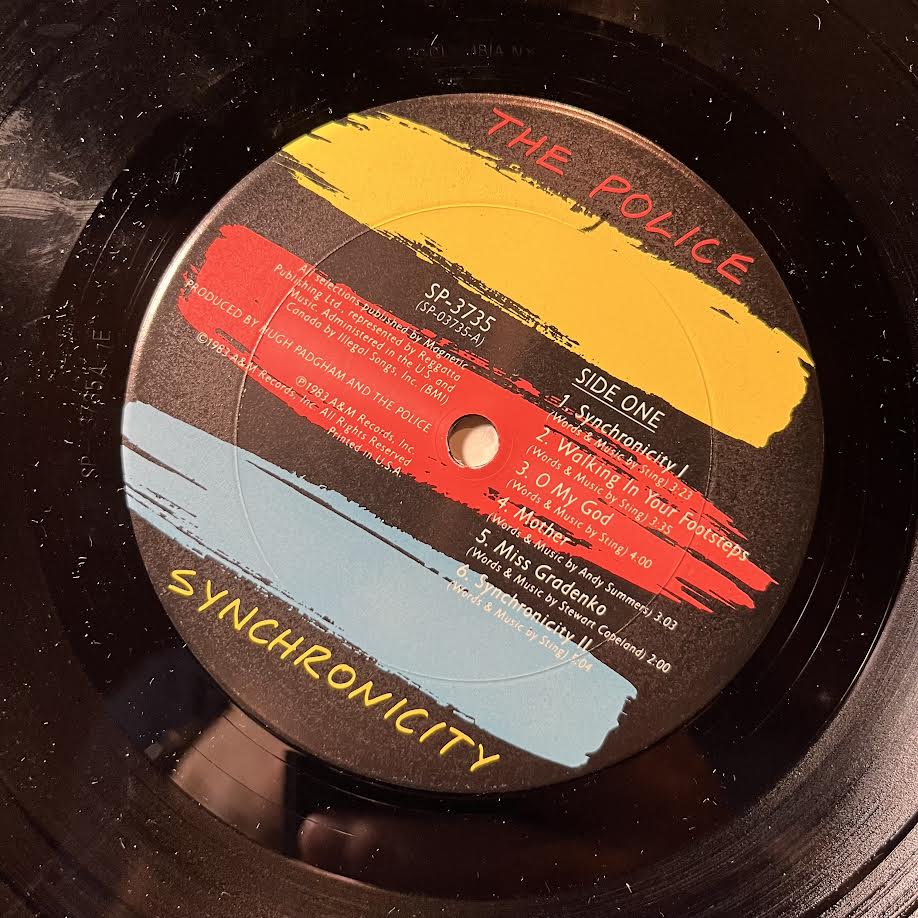 Synchronicity (VINYL) | Excellent+ (EX+) Excellent (EX) - NEW WAVE / USED *EXCELLENT+*