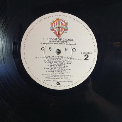 Devo - Freedom Of Choice (VINYL) | Excellent (EX) Very Good Plus (VG+) - NEW WAVE / USED *EXCELLENT*