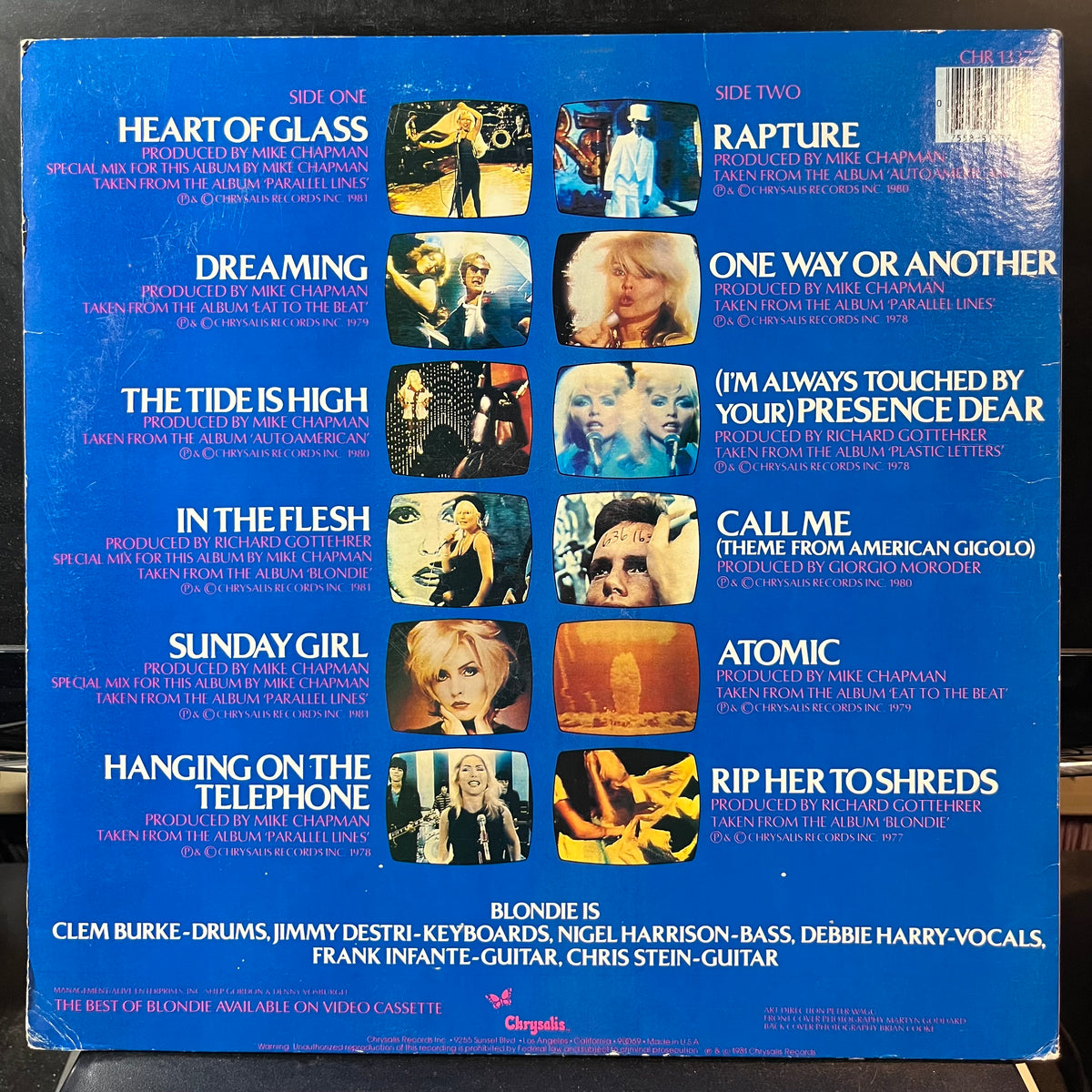 Blondie - The Best Of Blondie (VINYL LP) | USED Excellent (EX) Excellent (EX) - NEW WAVE / USED *EXCELLENT*