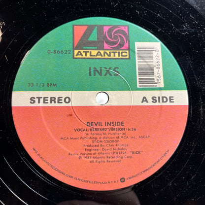 Devil Inside (Re-Mix Version) (VINYL) | Near Mint- (NM-) Near Mint (NM) - NEW WAVE / USED *NEAR MINT-*