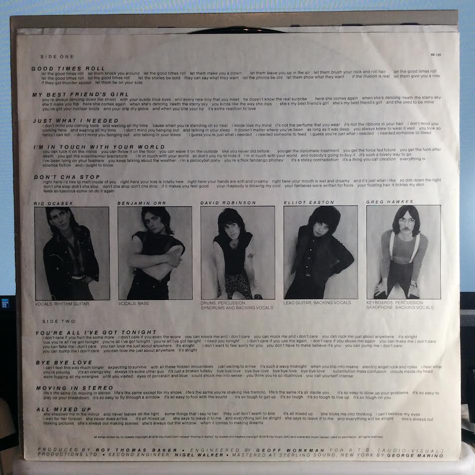 The Cars (VINYL) | Near Mint- (NM-) Very Good Plus Plus (VG++) - NEW WAVE / USED *NEAR MINT-*