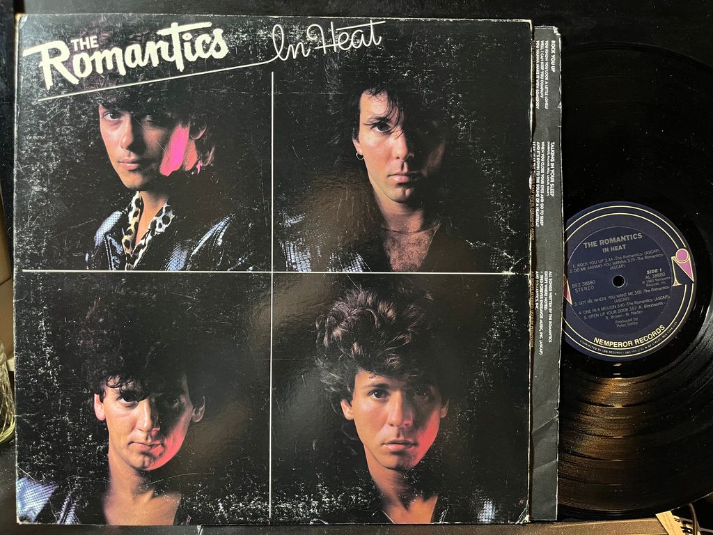 The Romantics - In Heat (VINYL) | Near Mint (NM or M-) Very Good Plus (VG+) - NEW WAVE / USED *NEAR MINT-*