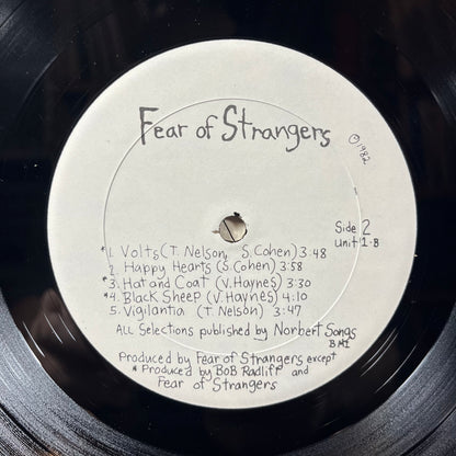 Fear Of Strangers (VINYL) | Near Mint- (NM-) Excellent (EX) - NEW WAVE / USED *NEAR MINT-*