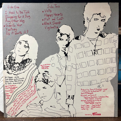 Fear Of Strangers (VINYL) | Near Mint- (NM-) Excellent (EX) - NEW WAVE / USED *NEAR MINT-*