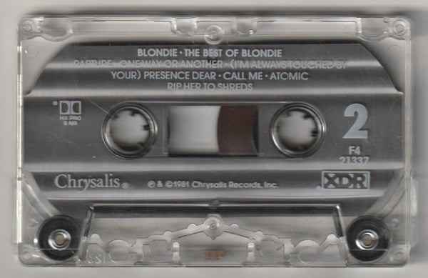 Blondie - The Best Of Blondie *CASSETTE* | Near Mint (NM) Near Mint (NM) - NEW WAVE / USED *NEAR MINT*