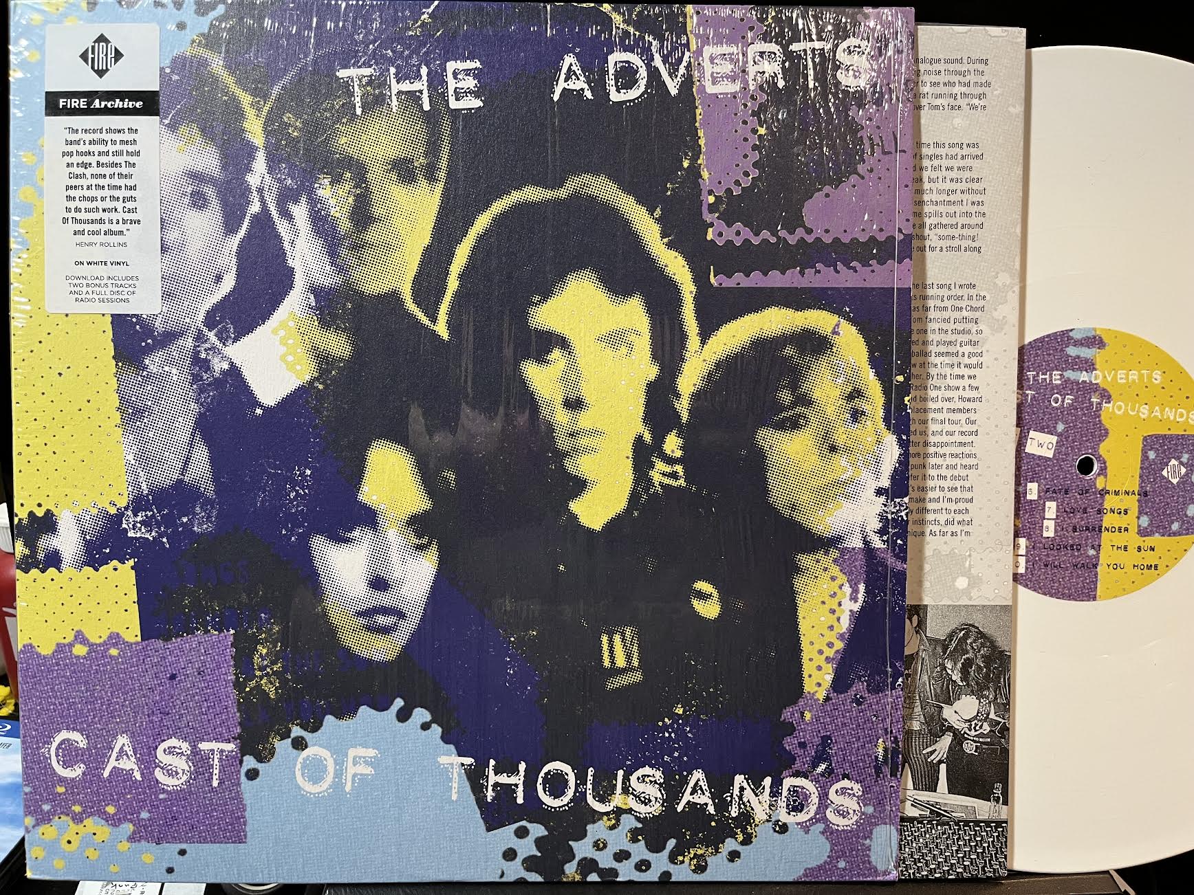 The Adverts - Cast Of Thousands (RSD 2016 WHITE VINYL) | Near Mint (NM) Near Mint (NM) - NEW WAVE / USED *NEAR MINT*