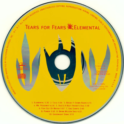 Elemental (CD) | Near Mint (NM) Near Mint (NM) - NEW WAVE / USED *NEAR MINT*