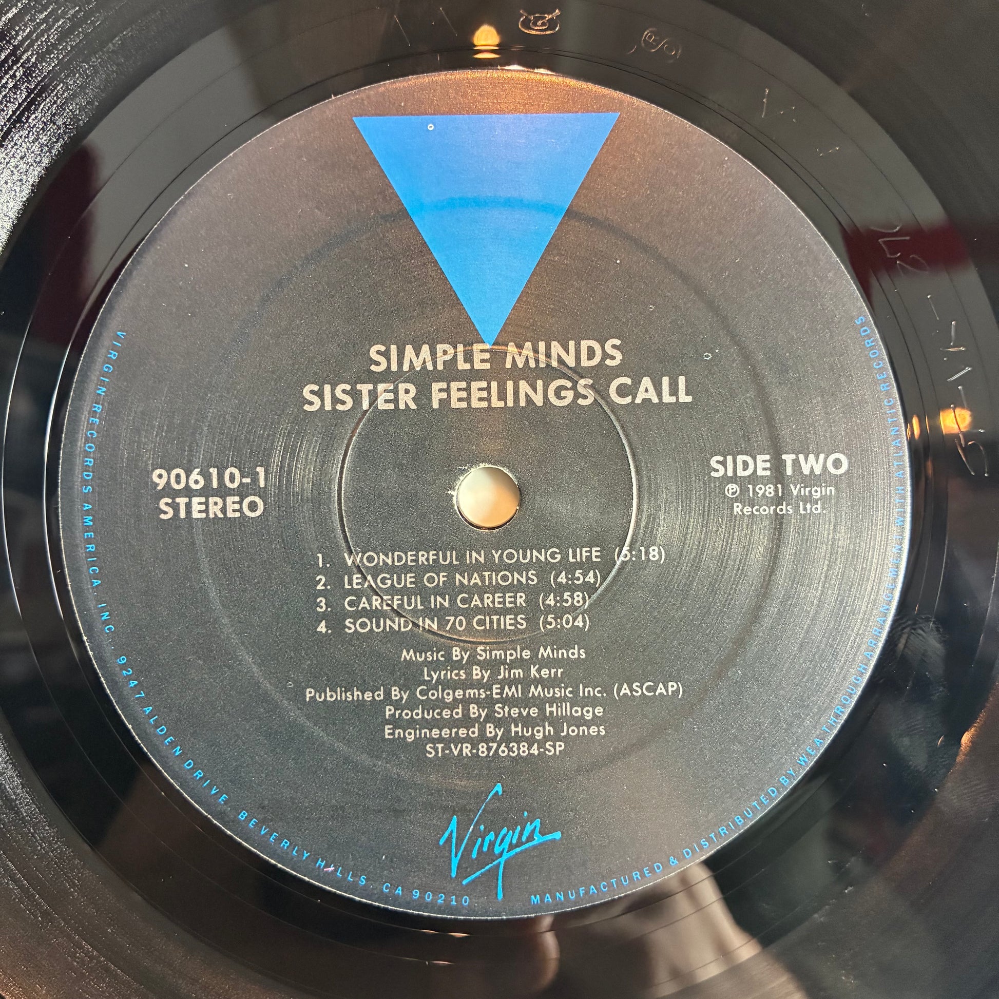 Sister Feelings Call (*PROMO* VINYL) | Near Mint (NM or M-) Excellent+ (EX+) - NEW WAVE / USED *NEAR MINT*