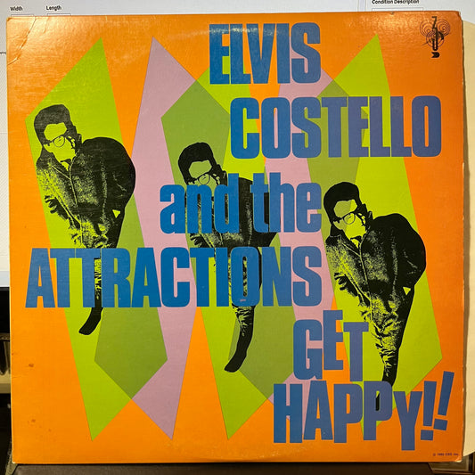 Get Happy! (VINYL) | Near Mint (NM or M-) Excellent+ (EX+) - NEW WAVE / USED *NEAR MINT*