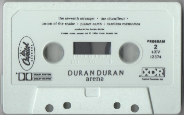 Duran Duran - Arena *CASSETTE* | Near Mint (NM) Near Mint (NM) - NEW WAVE / USED *NEAR MINT*