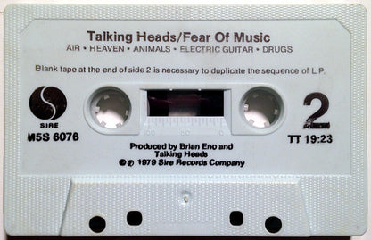 Talking Heads - Fear Of Music *CASSETTE* | Near Mint (NM) Near Mint (NM) - NEW WAVE / USED *NEAR MINT*