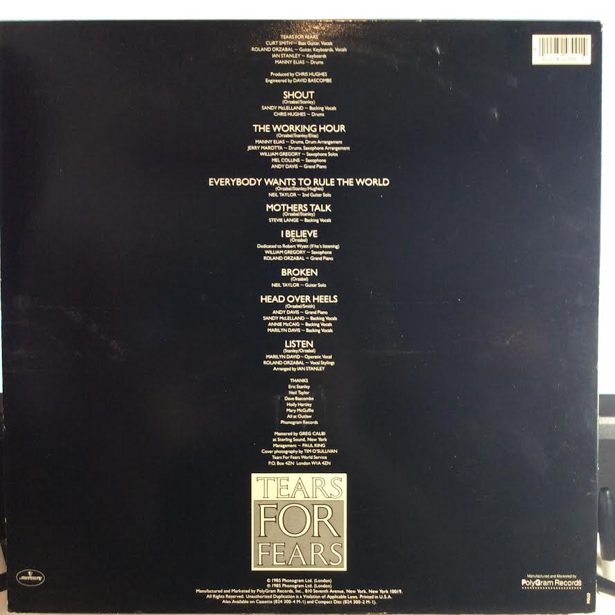 Songs From The Big Chair (VINYL) | Near Mint (NM) Near Mint (NM) - NEW WAVE / USED *NEAR MINT*