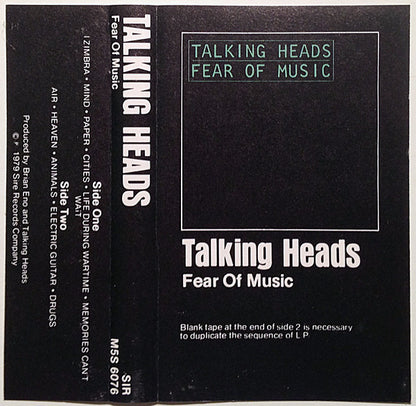 Talking Heads - Fear Of Music *CASSETTE* | Near Mint (NM) Near Mint (NM) - NEW WAVE / USED *NEAR MINT*