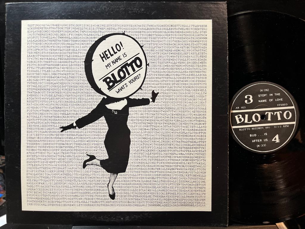 Blotto - Hello! My Name Is Blotto. What's Yours? (VINYL) | Near Mint (NM) Near Mint (NM) - NEW WAVE / USED *NEAR MINT*