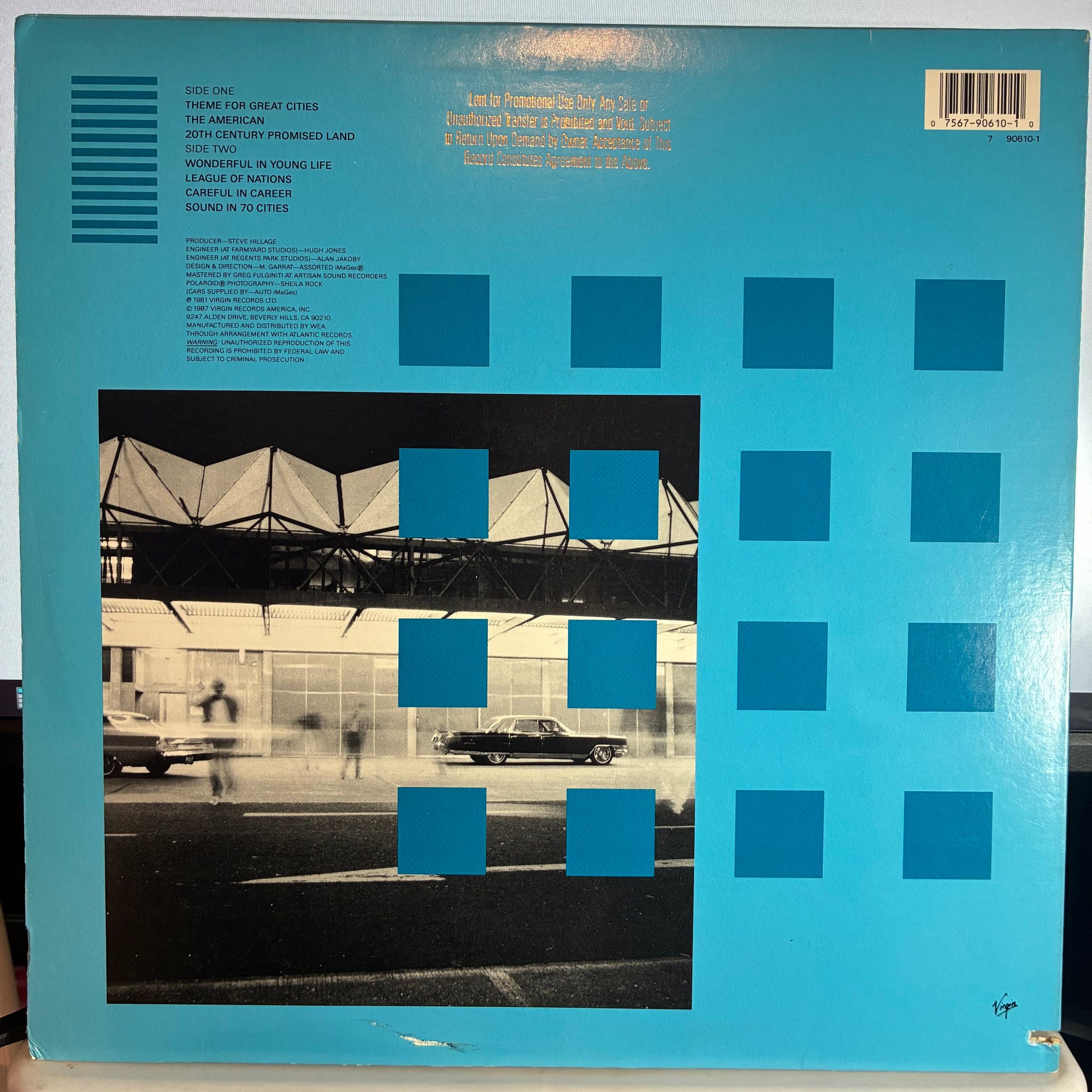 Sister Feelings Call (*PROMO* VINYL) | Near Mint (NM or M-) Excellent+ (EX+) - NEW WAVE / USED *NEAR MINT*