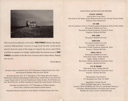 Talking Heads - True Stories *CASSETTE* | Near Mint (NM) Near Mint (NM) - NEW WAVE / USED *NEAR MINT*