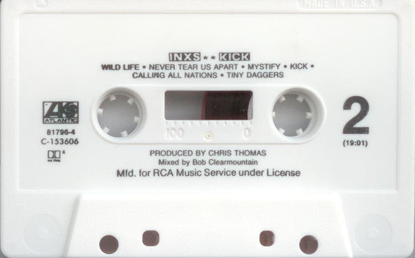 INXS - Kick *CASSETTE* | Near Mint (NM) Near Mint (NM) - NEW WAVE / USED *NEAR MINT*