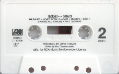 INXS - Kick *CASSETTE* | Near Mint (NM) Near Mint (NM) - NEW WAVE / USED *NEAR MINT*