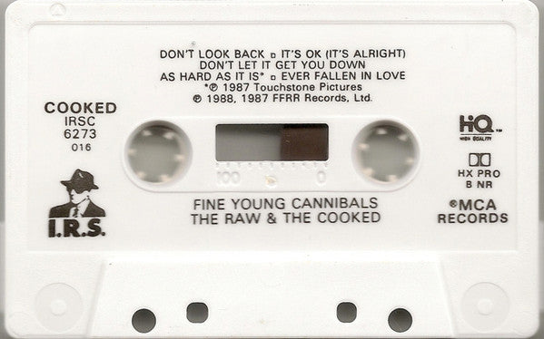 Fine Young Cannibals - The Raw & The Cooked *CASSETTE* | Near Mint (NM) Near Mint (NM) - NEW WAVE / USED *NEAR MINT*
