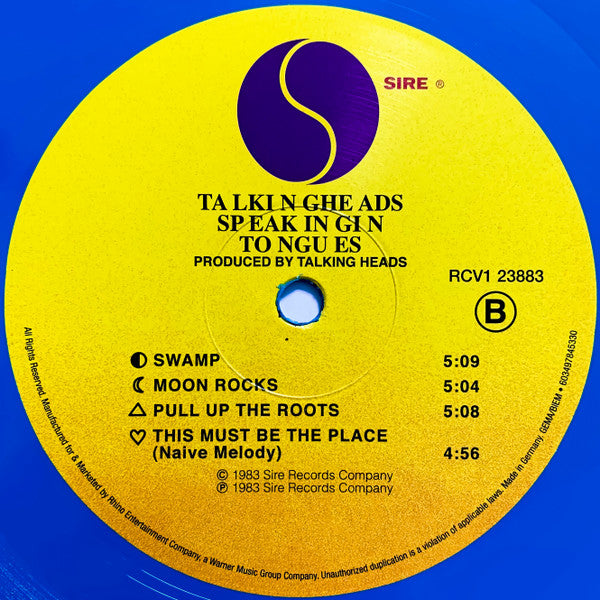 Speaking In Tongues (VINYL) | Near Mint (NM) Mint (M) - NEW WAVE / USED *NEAR MINT*