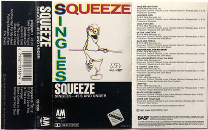 Squeeze (2) - Singles - 45's And Under *CASSETTE* | Near Mint (NM) Near Mint (NM) - NEW WAVE / USED *NEAR MINT*